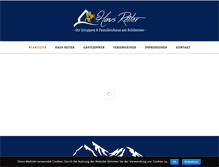 Tablet Screenshot of hotel-reiter.de